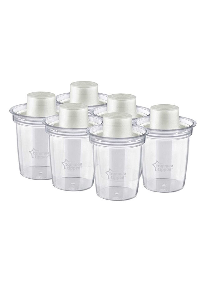 tommee tippee Pack Of 6, Closer to Nature Milk Powder Dispenser  - Image 2