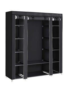 ALMUFARREJ Fabric Wardrobe Organizer Black  - Image 2