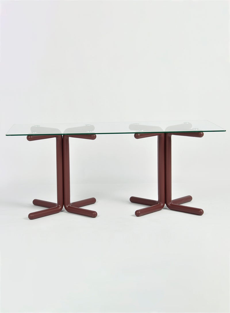 Switch Dining Table - Modern Home Rectangular shape - Brown 180*80*75cm  - Image 1