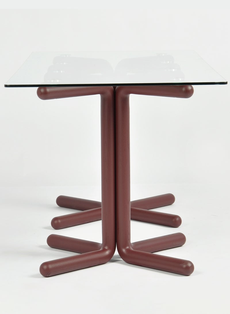 Dining Table - Modern Home Rectangular shape - Brown 180*80*75cm