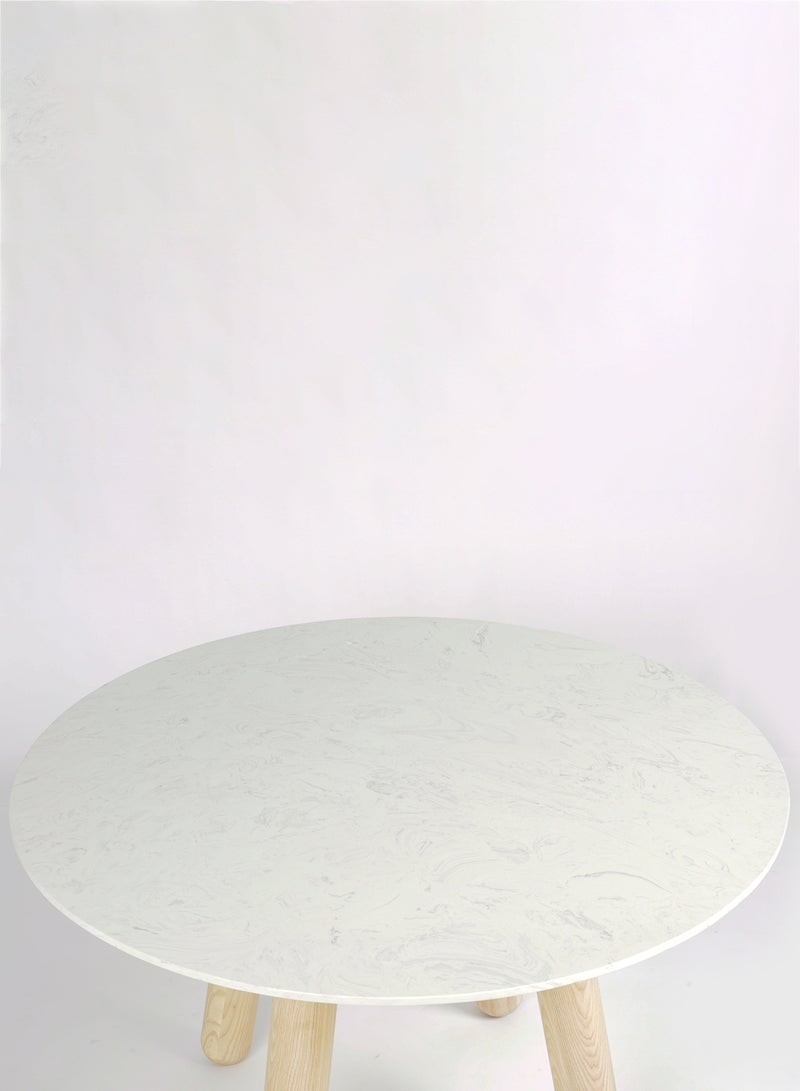 سويتش طاولة طعام بتصميم مربع للمنزل العصري مقاس 120 × 120 × 75 سم، لون ناتشورال ناتشورال 120*120*75سم  - Image 2