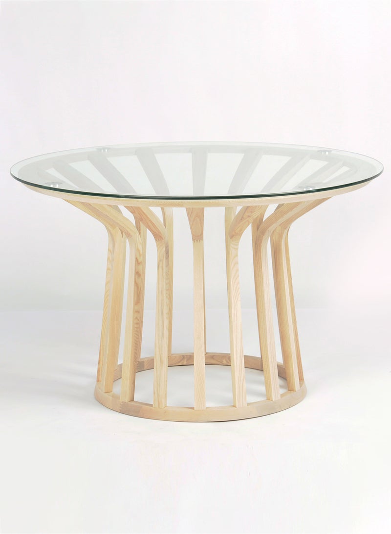 Switch Dining Table - Modern Home Square shape - Natural 120*120*75cm  - Image 1