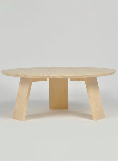 Coffee Table In Natural Wooden - Natural 100*100*40cm