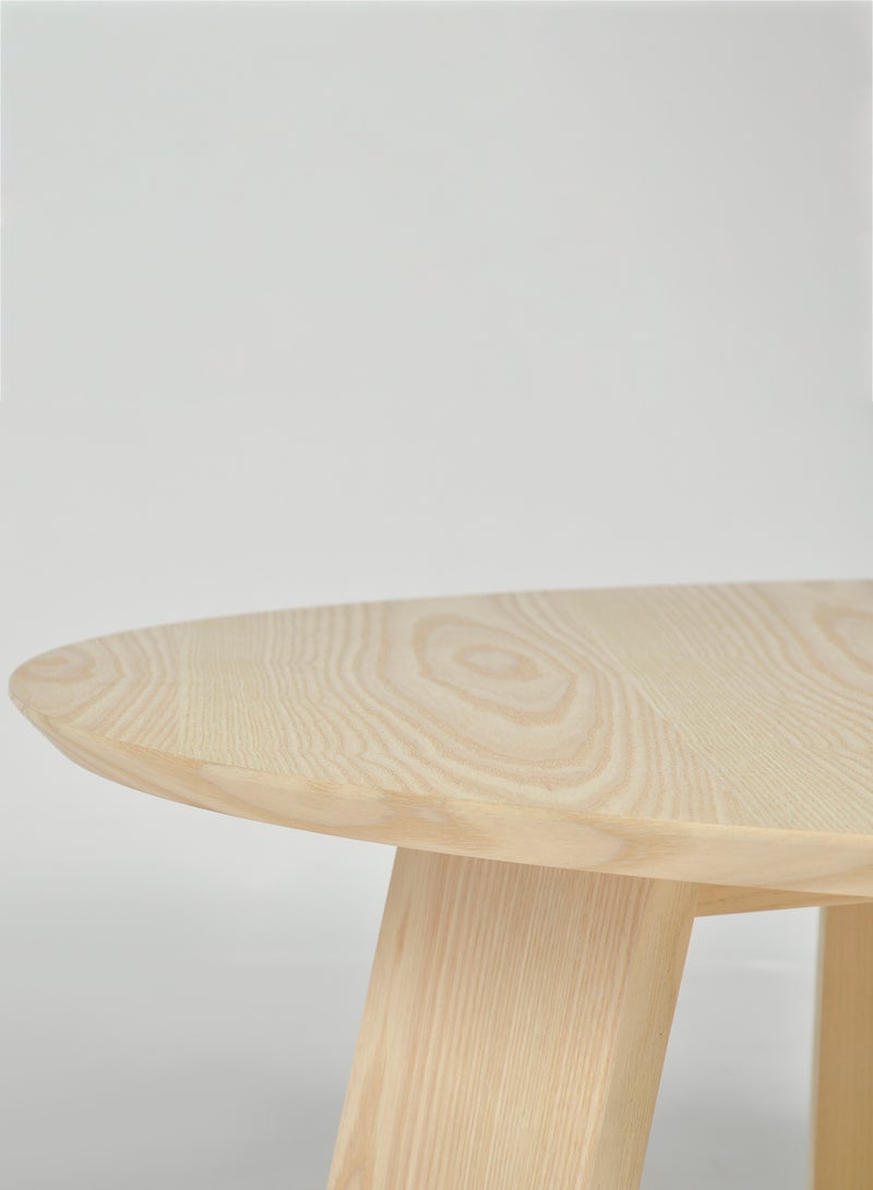 Coffee Table In Natural Wooden - Natural 100*100*40cm