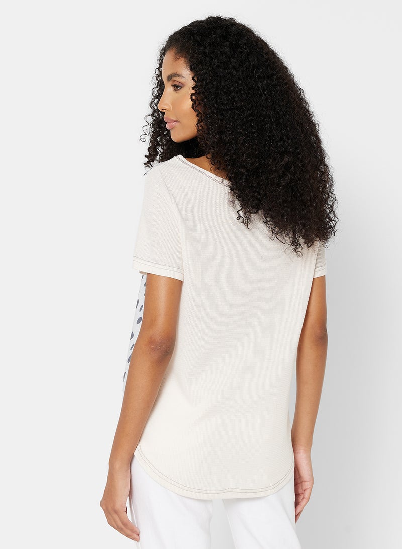 LABEL RAIL - Animal Print T-Shirt Multicolour - Image 1