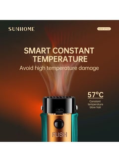 صن هوم فرشاة مجفف شعر 3 في 1 أخضر  - Image 5