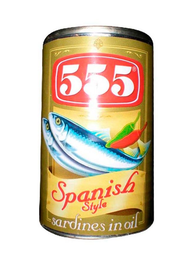 555 Spanish Style Sardines In Oil Fish 155grams  - Image 1