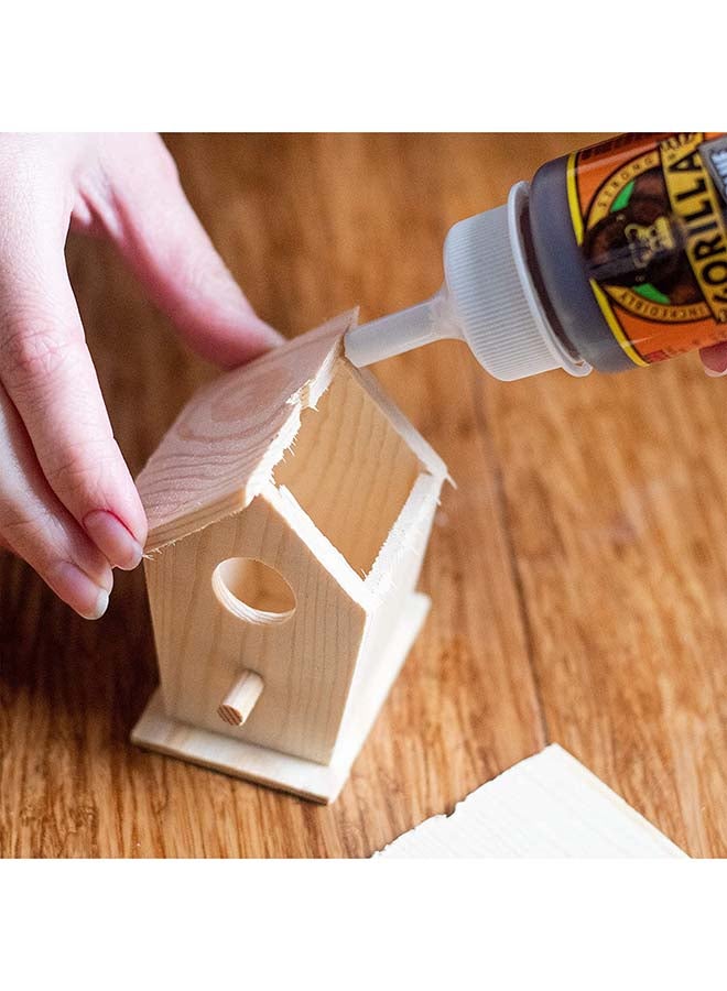 Gorilla Glue Original, 100% Waterproof, Indoor & Outdoor, Polyurethane Glue, Versatile Bonding Adhesive, Easy Application Nozzle, 4oz Bottle (Pack of 1) Clear  - Image 3