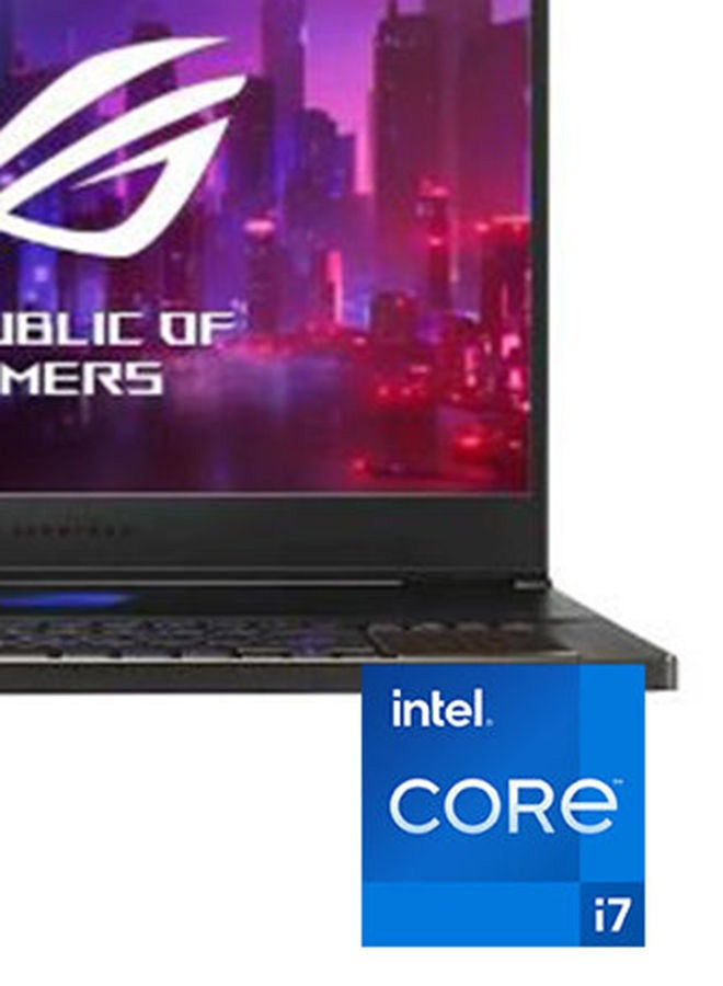 لابتوب روج زيفروس للألعاب مع شاشة مقاس 17.3 بوصة ومعالج كور i7/ ذاكرة رام 32 جيجابايت/ محرك أقراص SSD سعة 1 تيرابايت/ بطاقة رسومات إنفيديا جيفورس RTX 2080 ماكس كيو 8 جيجابايت/ نظام تشغيل ويندوز 10 اللغة الإنجليزية أسود