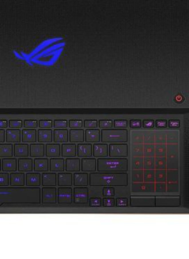 لابتوب روج زيفروس للألعاب مع شاشة مقاس 17.3 بوصة ومعالج كور i7/ ذاكرة رام 32 جيجابايت/ محرك أقراص SSD سعة 1 تيرابايت/ بطاقة رسومات إنفيديا جيفورس RTX 2080 ماكس كيو 8 جيجابايت/ نظام تشغيل ويندوز 10 اللغة الإنجليزية أسود