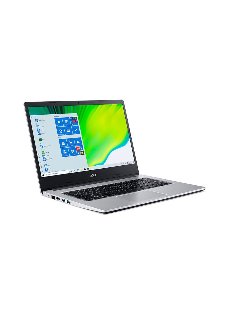 Acer - Notebook Aspire 3 A314 With 14-Inch Full HD Display, AMD Ryzen 5-3500U Processor/8GB RAM/256GB SSD/AMD Radeon Vega 8 Graphics/Windows 10 Home English Pure Silver - Image 1