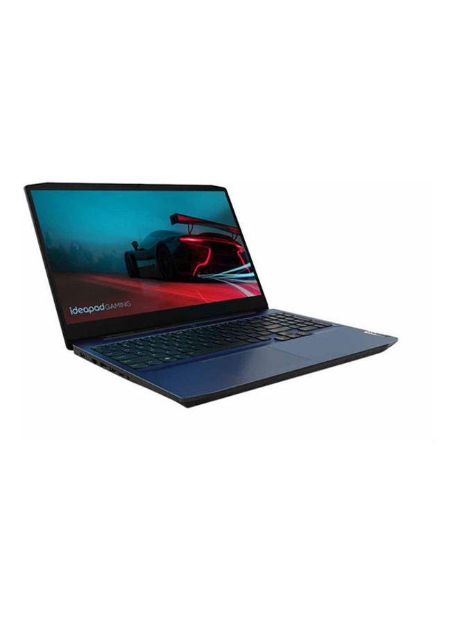 IdeaPad Gaming 3 15ARH05 Laptop – With 15.6' FHD IPS 120Hz Display / AMD Ryzen 7 4800H 8-Cores / 16GB RAM / 1TB HDD / 256GB SSD / NVIDIA GeForce GTX 1650 4GB Graphics / Blue LED Backlit Keyboard / Dos English/Arabic Blue