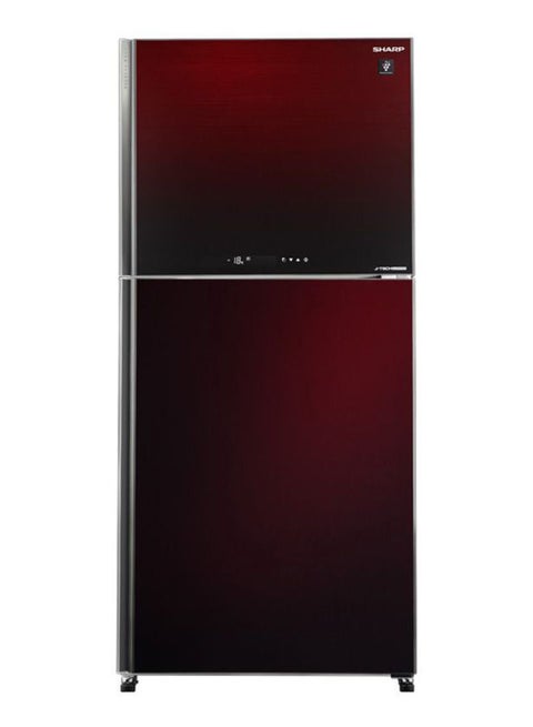 ثلاجة نوفروست رقمية بتقنية إنفرتر 300 W SJ-GV69G-RD مارون/الأسود