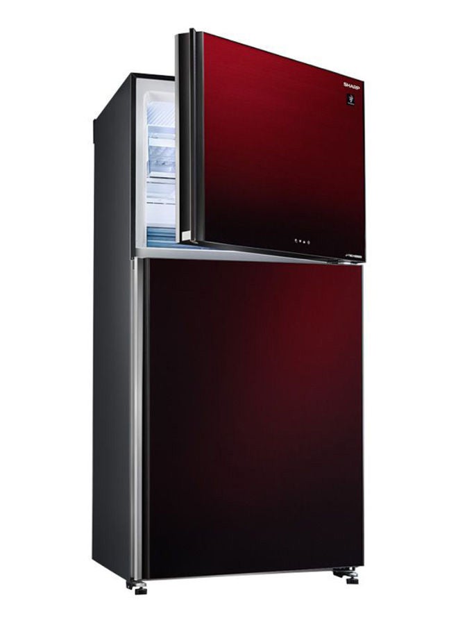 ثلاجة نوفروست رقمية بتقنية إنفرتر 300 W SJ-GV69G-RD مارون/الأسود - v1657694056/N49779596A_2