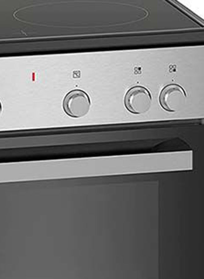 4 Cooking zones Ceramic Electric Cooker iQ300 60 x 60 cm, Schott Glass, 1 year warranty HK6L00070M silver