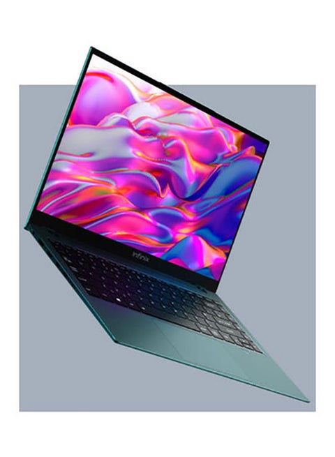 INBook X1 Pro Laptop With 14 Inch FHD Display Intel Core i7 1065G7 16GB RAM DDR4, 512 GB SSD,Intel Iris Plus Graphics Card, Windows 10 Home English/Arabic Green