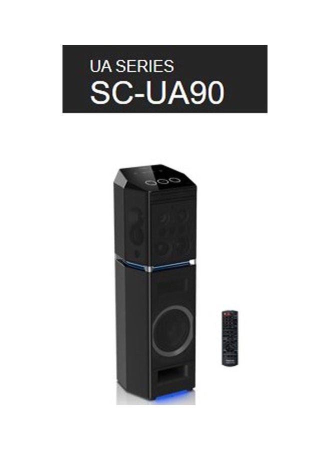 باناسونيك ساوند اس سي بلوتوث، يو اس بي، سي دي، ايه يو اكس، دي جيه، 2 ميكرو UA90E-K أسود - Image 2