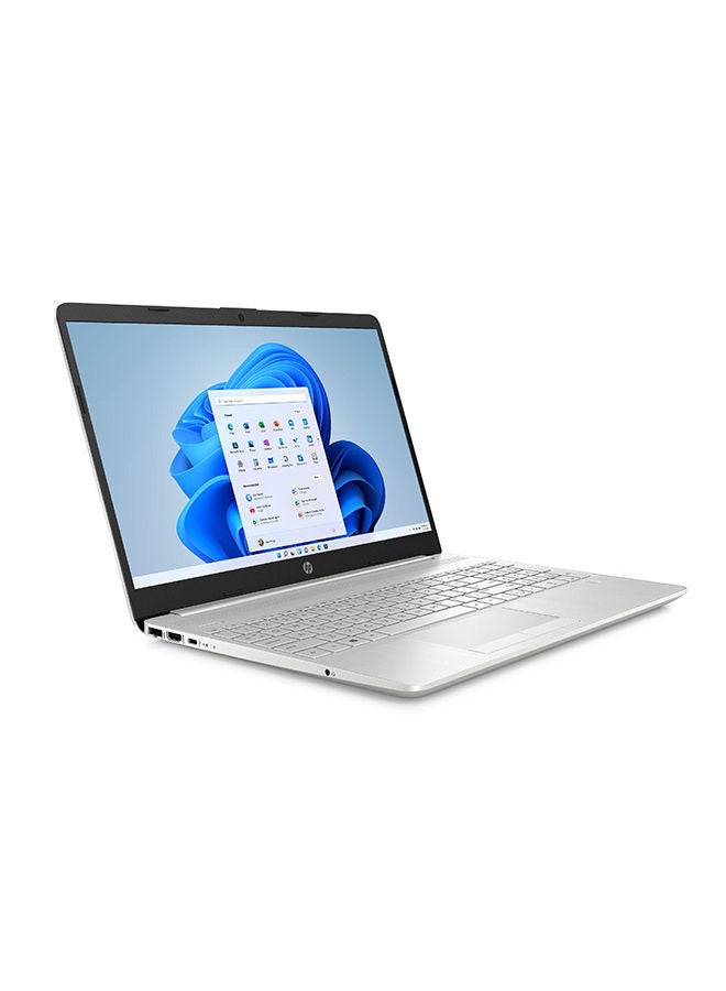 15-dw1003nx Laptop With 15.6-Inch FHD Display, Celeron N4120 Processor/4GB RAM/128GB SSD/Windows 11/Intel UHD Graphics 600 English/Arabic Natural Silver