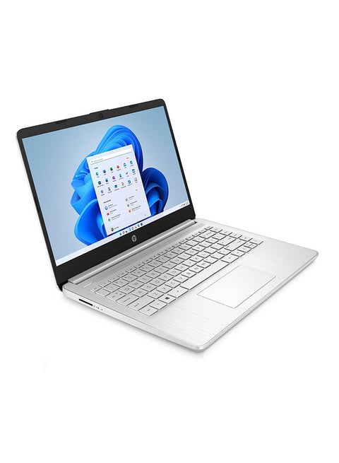 14s-dq4006nx Laptop With 14-Inch FHD IPS Display, Core i5 Processor/8GB RAM/256GB SSD/Windows 11/Intel Iris X Graphics Card English/Arabic Natural Silver