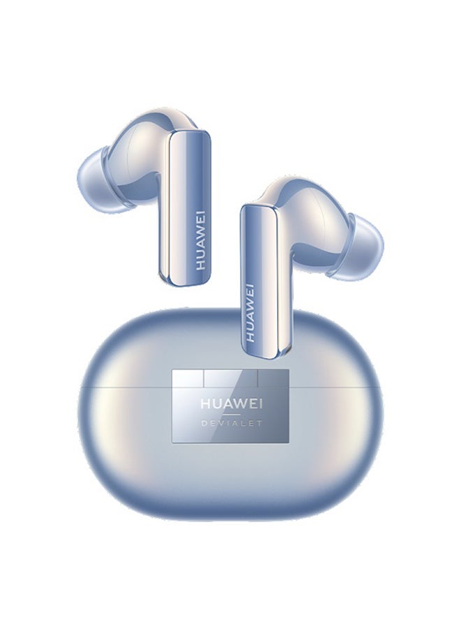 HUAWEI - FreeBuds Pro 2 Dual-Speaker True sound Pure Voice Intelligent ANC 2.0 Triple Adaptive EQ Dual Device Connection HWA and Hi-Res  Audio Wireless Certified Silver Blue - Image 1
