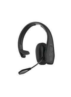 PROMATE Bluetooth Headset with Microphone Ergonomic Trucker Mono Wireless with Long Playtime Soft Earpad Multi-Device Connectivity and Built-In Controls for Home Office Engage-Pro Black  - Image 1