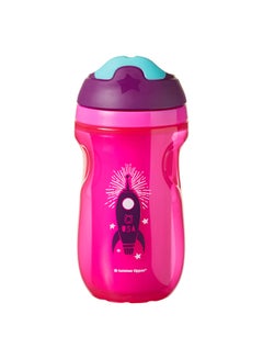 tommee tippee Insulated Drinking Cup, 260ml, Pink - Rocket  - Image 1