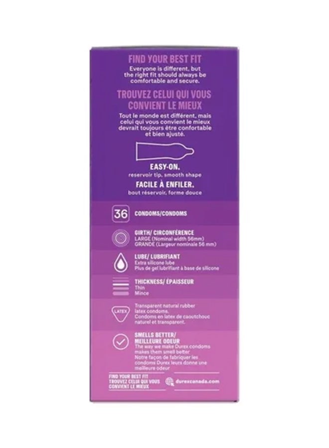 Durex 58-Piece Sensi thin Natural Rubber Latex Condoms For Exceptional Sensitivity - Image 3