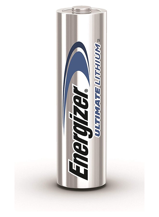 Energizer - Energizer Ultimate Lithium batteries - AA  L91BP2  [Pack Of 2] Silver/Blue - Image 1