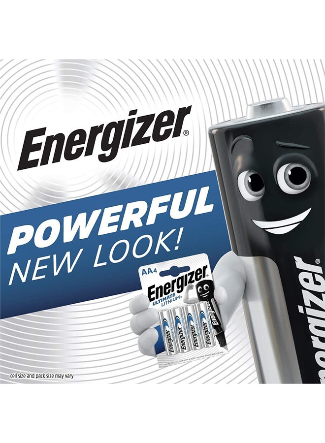 Energizer - Energizer Ultimate Lithium batteries - AA  L91BP2  [Pack Of 2] Silver/Blue - Image 1