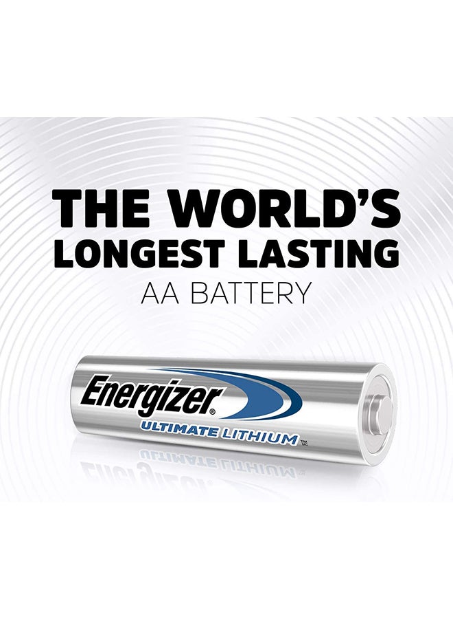 Energizer Ultimate Lithium batteries - AA  L91BP2  [Pack Of 2] Silver/Blue - v1657716337/N11083479A_5