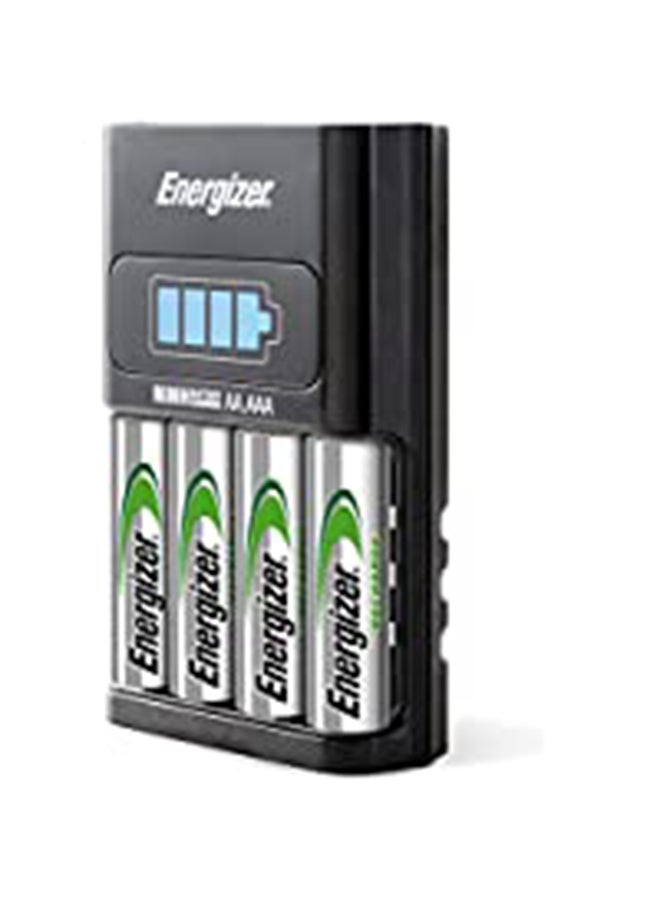 Energizer - Energizer Rechargeable batteries - AAA  Pack Of 2 Silver/Green - Image 1