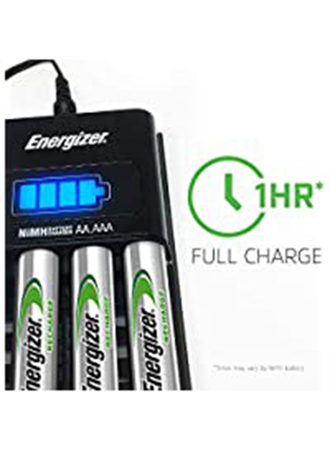 Energizer - Energizer Rechargeable batteries - AAA  Pack Of 2 Silver/Green - Image 1