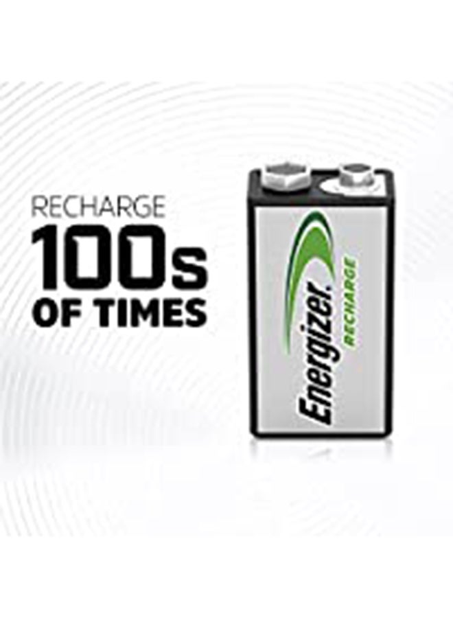 Energizer - Energizer Rechargeable 9V batteries Silver - Image 1