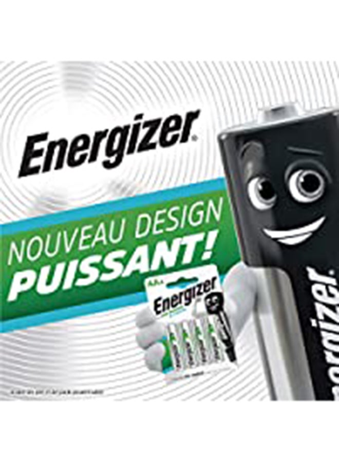Energizer Energizer Rechargeable Extreme AA Batteries Pack of 4 silver/green - Image 4