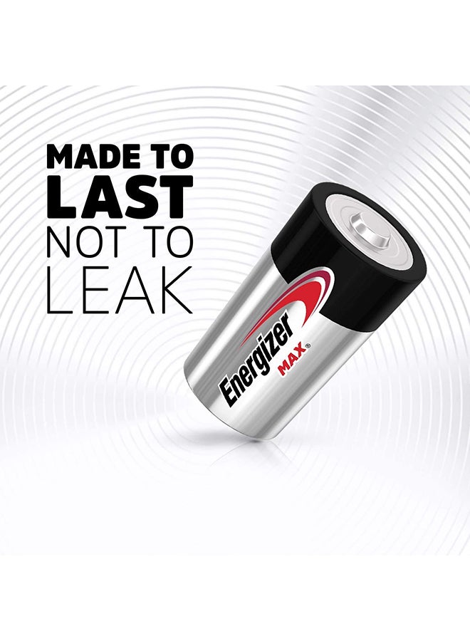 Energizer 2 D Max Blister Card - Pack Of 2 Silver/Black  - Image 5