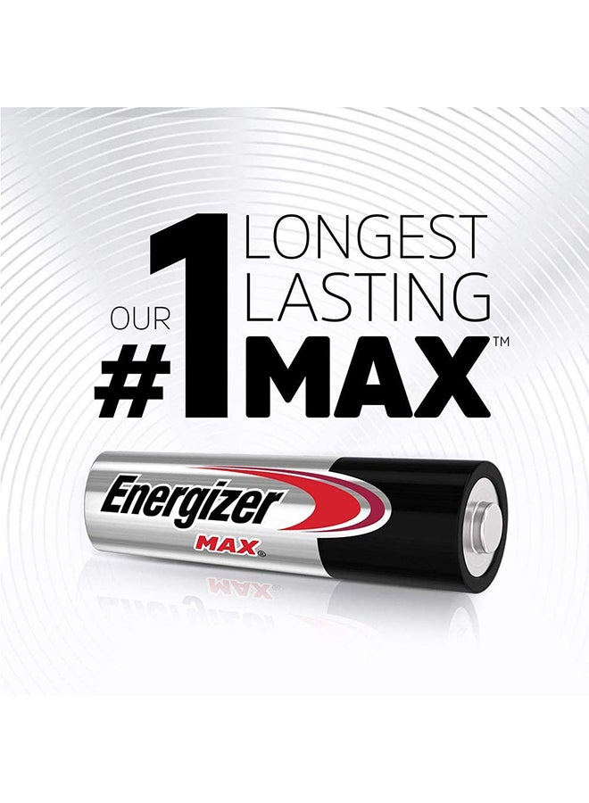 Energizer - Energizer Max Alkaline batteries - 9V 6LF22 Pack Of 1 Black/Silver - Image 1