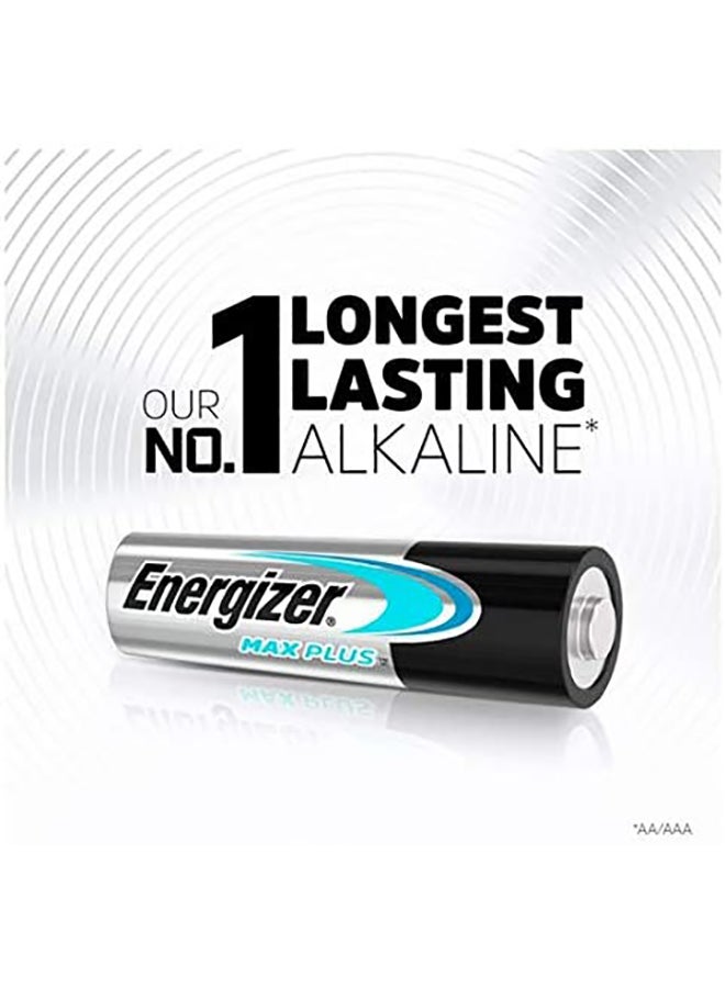 Energizer Max Plus Alkaline AA Batteries - Pack Of 8 Silver/Black - v1657716395/N36132217A_4