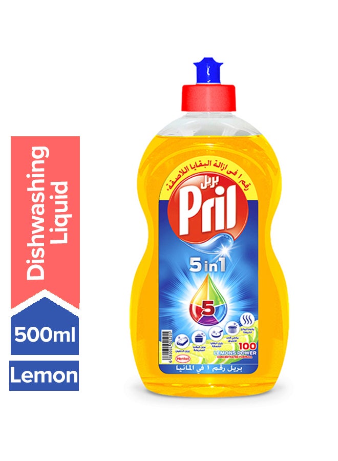 Pril - Power Dishwashing Liquid Lemon 500ml - Image 1