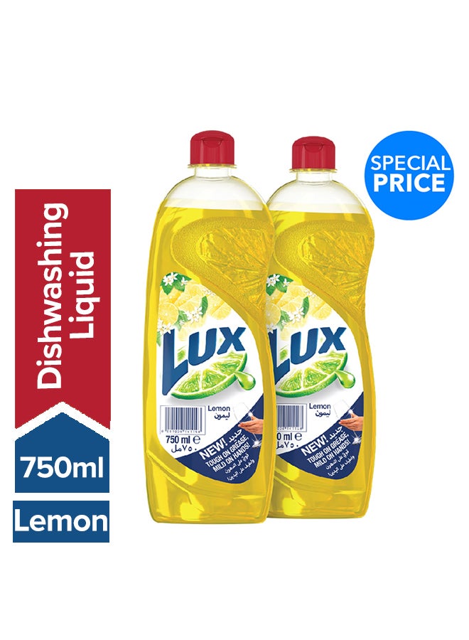 Lux Dishwash Liquid For Sparkling Clean Dishes Lemon 750.0ml 