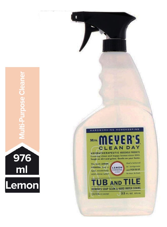 Mrs. Meyer's Clean Day Lemon Verbena Scent Tub And Tile Cleaner Multicolour 976ml