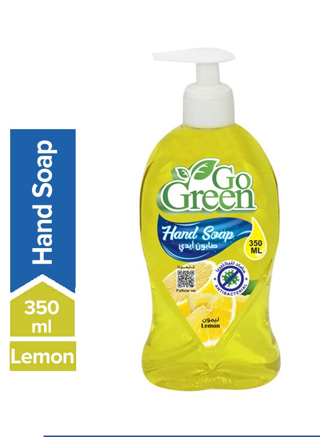 GO GREEN Antibacterial Hand Soap Lemon 350ml