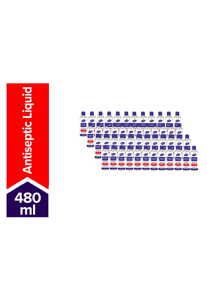 COSMO Antiseptic Solution Liquid Pack Of 48 Multicolour 480ml  - Image 1
