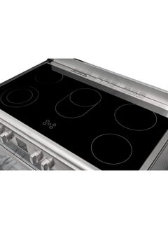 Wolf Power 4 Cooking Zones Vitroceramic Electric Cooker 90 x 60 cm ,Electric Oven with Turbo Fan, 1 year Warranty WGC9060CERMF Silver  - Image 4