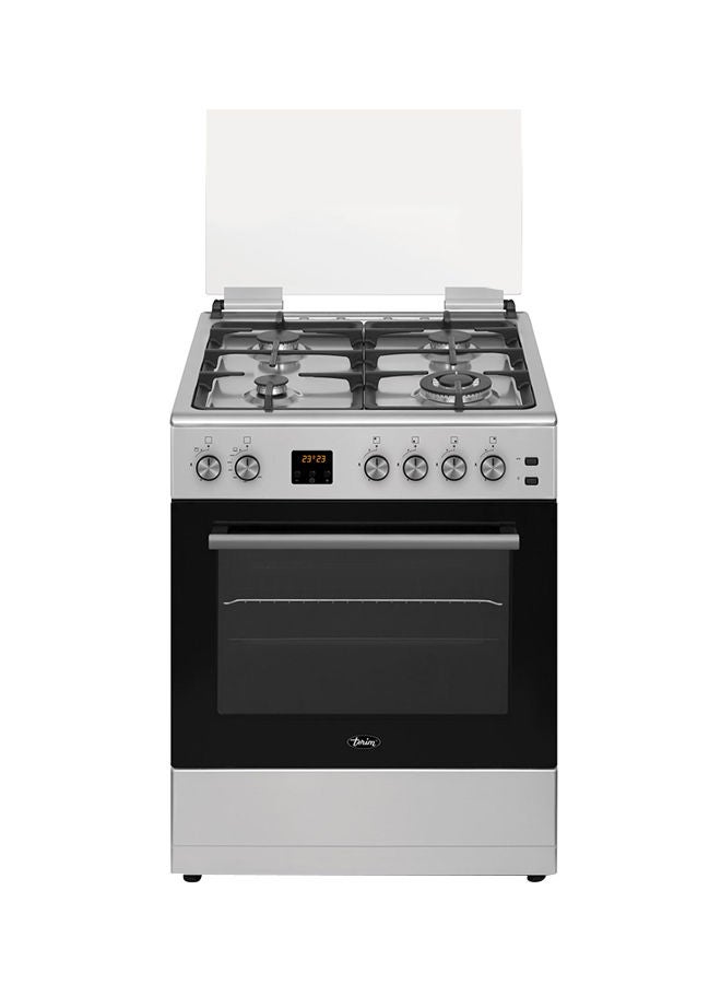 terim 4 Burner Gas Cooker 60 x 60 cm,1 year Warranty TERGC66ST Silver  - Image 1