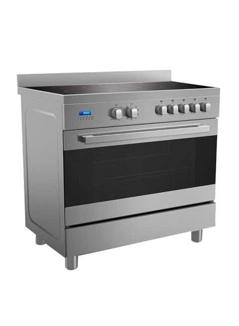 5-Burner Ceramic Cooker, Schott Glass And Full Safety 90 x 60 cm VSVC96048 Silver/Black
