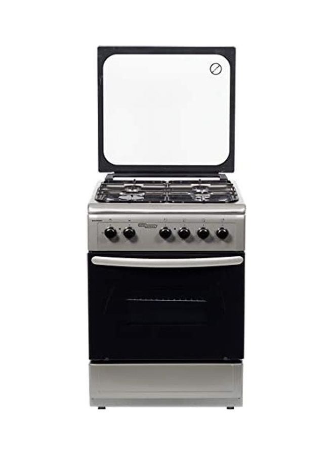 SUPER GENERAL - 4 Burner Gas Cooker 50 X 50 Cm, Full Safety Stainless Steel Cooker, Automatic Ignition, 1 Year Warranty SGC 5470MSFS Silver - Image 1