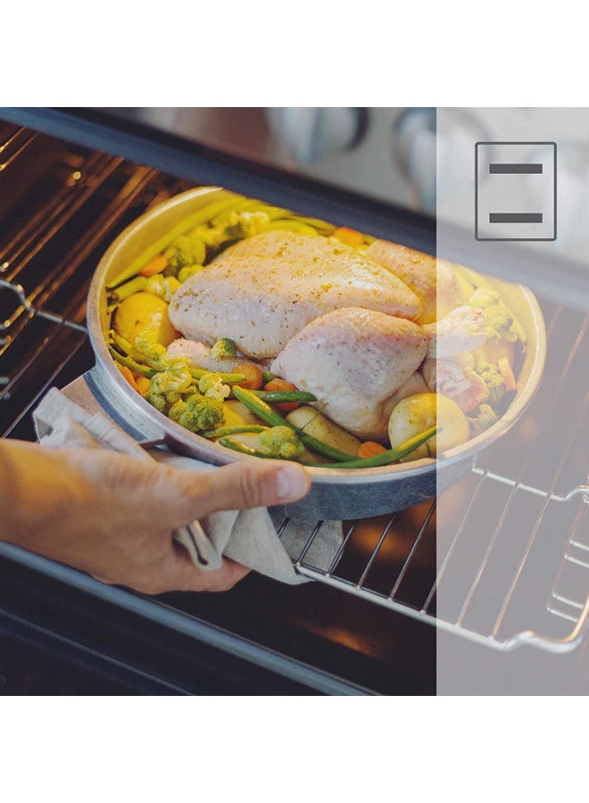SUPER GENERAL - 4 Burner Gas Cooker 50 X 50 Cm, Full Safety Stainless Steel Cooker, Automatic Ignition, 1 Year Warranty SGC 5470MSFS Silver - Image 1