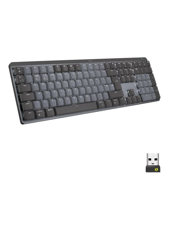 Logitech - MX Mechanical Illuminated Performance Wireless Keyboard Graphite - Image 1