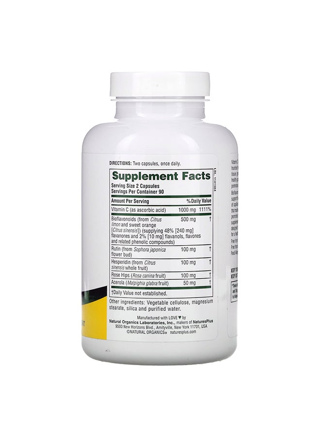 ناتشرز بلاس المكمل الغذائي بمركب سوبر سي - 180 كبسولة - Image 2