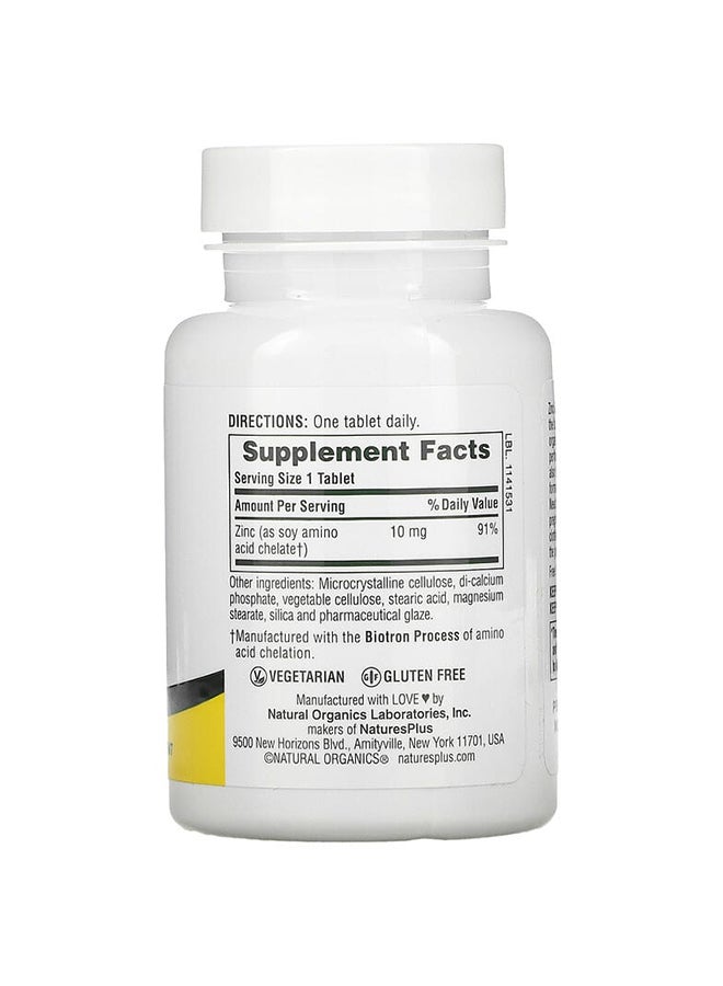 ناتشرز بلاس زنك مكمل عذائي 10 ملغ - 90 كبسولة - Image 2